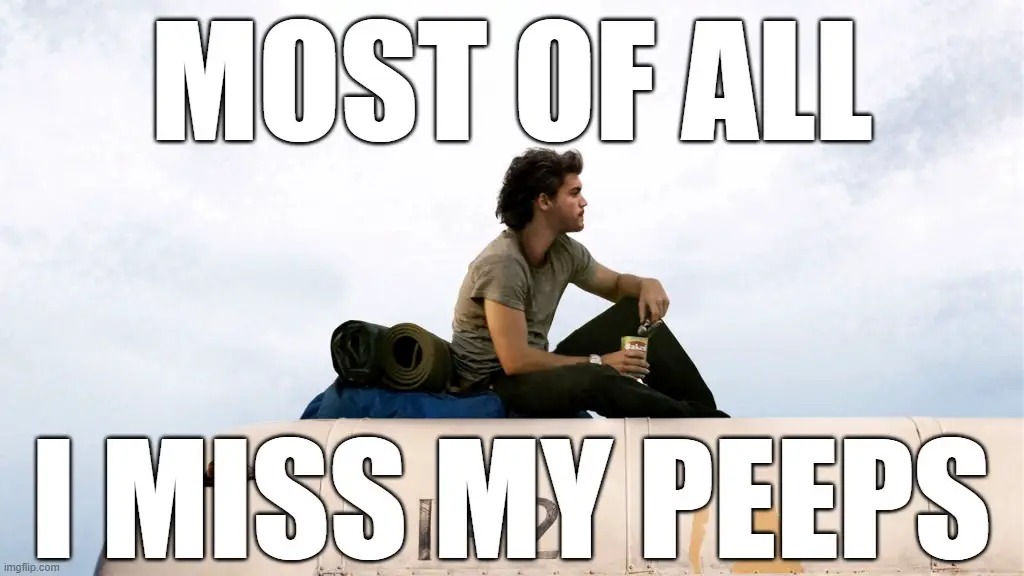 And, in case you prefer your evidence to be Cinematical, the lonely lead character of Into The Wild realized that Happiness is real only when shared” [4].