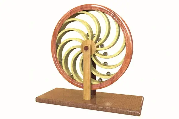 One of many perpetuum mobile designs from the web.