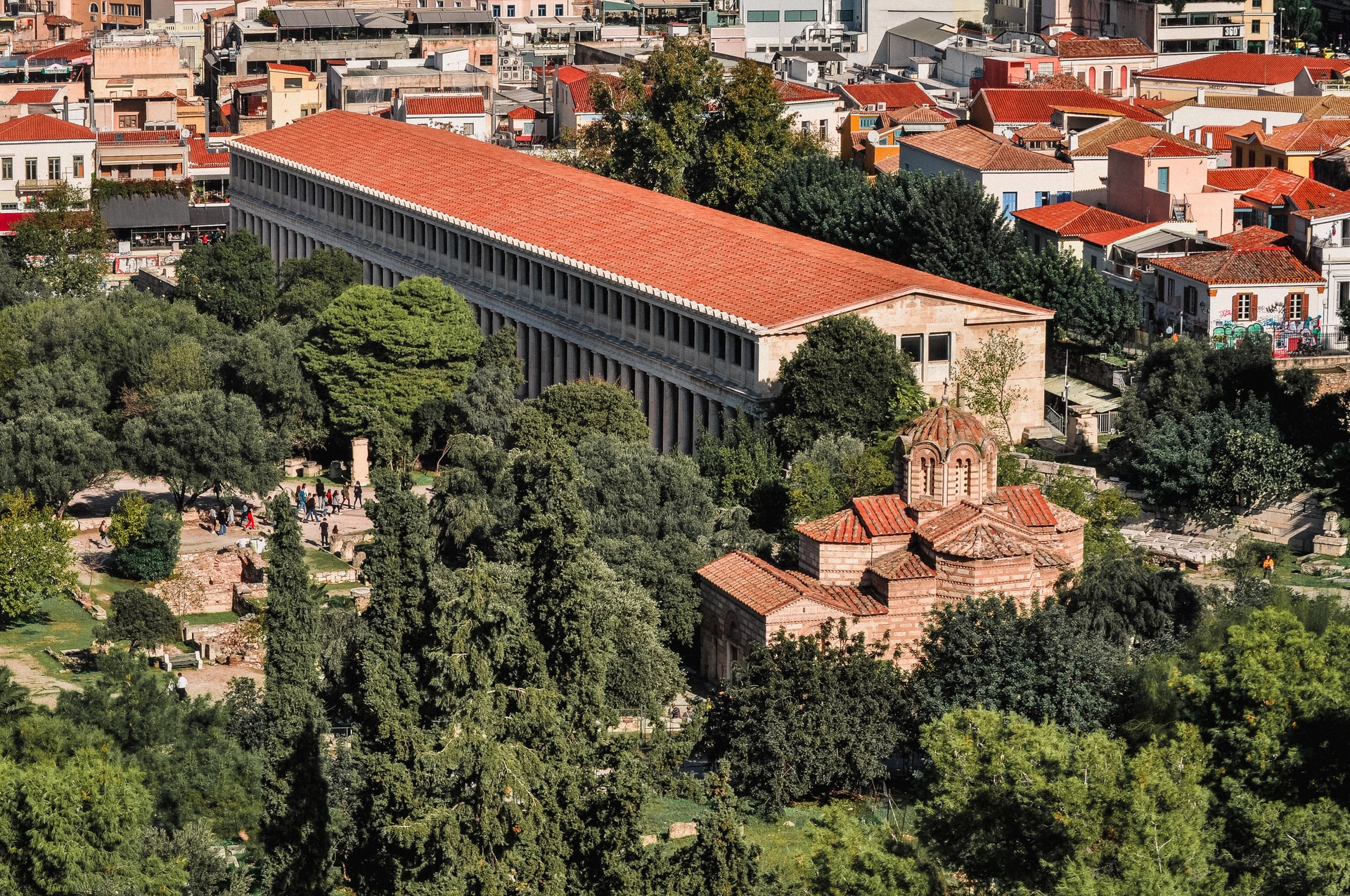 The Stoa of Attalos. Source: Wikipedia.